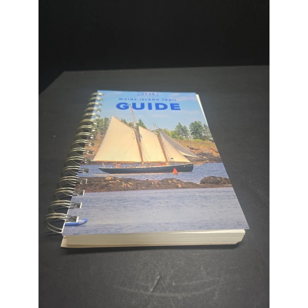 New Comprehensive The 2025 Maine Island Trail Guide Spiral Bound Paperback